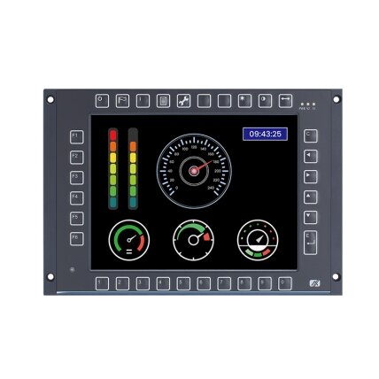 Axiomtek GOT710A – EN 50155 S3 10.4" XGA TFT LCD geležinkeliams skirtas panelinis kompiuteris nevetiliuojama su jutikliniu ekranu ir Intel Atom x6425E procesoriumi