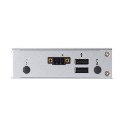 Axiomtek ICO120-E3350 – ant DIN bėgelio montuojamas įterptinis (embedded) nevetiliuojamas kompiuteris su Intel Celeron N3350 procesoriumi 1