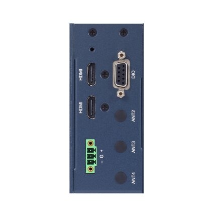 Axiomtek ICO150 – ant DIN bėgelio montuojamas įterptinis (embedded) nevetiliuojamas kompiuteris su Intel Atom x7433RE procesoriumi 1