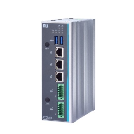 Axiomtek ICO300-83M – ATEX/CID2 sertifikuotas ant DIN bėgelio montuojamas įterptinis (embedded) nevetiliuojamas kompiuteris su Intel Atom x5-E3930/x5-E3940 procesoriumi 1