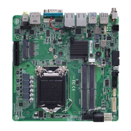 Axiomtek MANO521 – plona Mini-ITX SBC kompiuterio plokštė su 9/8 kartos Intel Core i7/i5/i3 procesoriumi (LGA1151 lizdas)