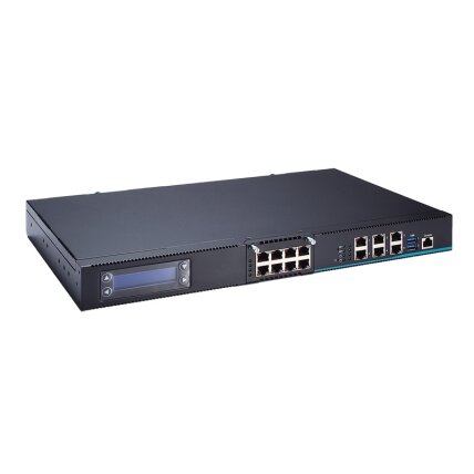 Axiomtek NA363R – 1U į spintą montuojama tinklo įrenginio platforma su Intel Atom C3558/C3758 procesoriumi
