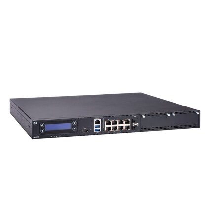 Axiomtek NA593 – 1U 19" į spintą montuojamas tinklo įrenginys su 14/13/12 kartos Intel Core i9/i7/i5/i3, Pentium arba Celeron procesoriumi