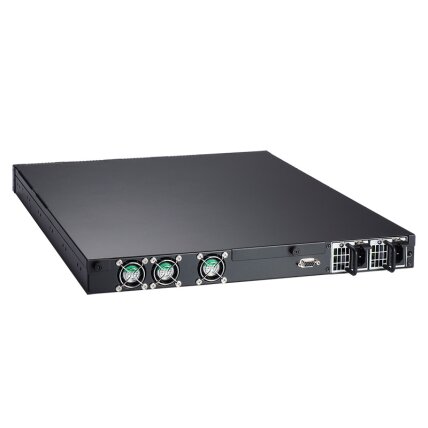 Axiomtek NA861 – 1U į spintą montuojama tinklo įrenginio platforma su Intel Xeon Scalable (Cascade Lake/Skylake) procesoriumi, Intel C621 (Purley) (LGA3647 lizdas) 1
