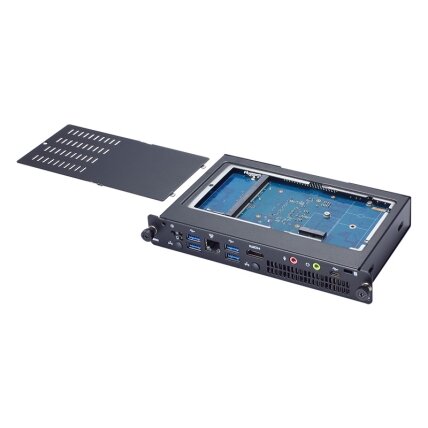 Axiomtek OPS530 – Open Pluggable Specification (OPS) Digital Signage player su 12 kartos Intel Core i7/i5 procesoriumi, Intel Iris Xe Graphics 3