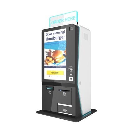 Axiomtek SSK723 – modulinis savitarnos terminalas (Self-Service Kiosk) su 21.5" ekranu ir lanksčiomis mokėjimo galimybėmis