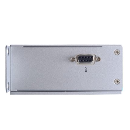 Axiomtek UST210-83K-FL – tvirtas ir kompaktiškas ant DIN bėgelio montuojamas įterptinis (embedded) nevetiliuojamas kompiuteris su Intel Atom x5-E3940 procesoriumi 2