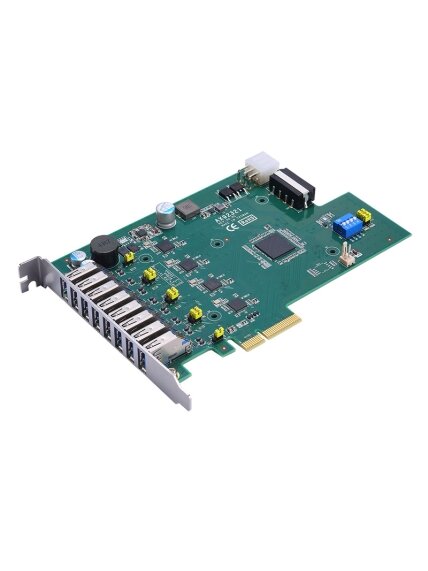 Axiomtek AX92321 – 4-port/8-port USB 3.0 PCI Express Card with 4 Independent Host Controllers 1 Axiomtek AX92321 – 4-port/8-port USB 3.0 PCI Express Card with 4 Independent Host Controllers 1