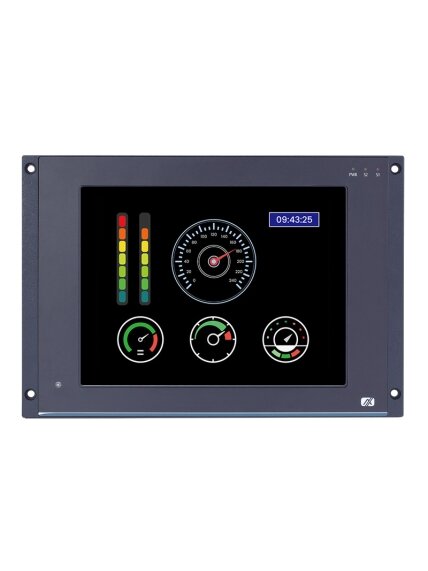 Axiomtek GOT712A – EN 50155 12.1" XGA TFT LCD Railway Fanless Touchscreen Panel PC with Intel Atom x6425E Processor