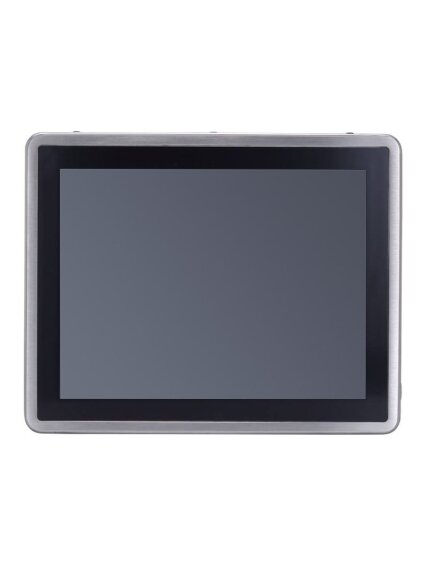 Axiomtek GOT817-834 – 17" SXGA TFT IP66 & IP69K-rated Stainless Steel Fanless PCT (or Resistive Touch) Panel Computer with Intel Atom Processor E3827