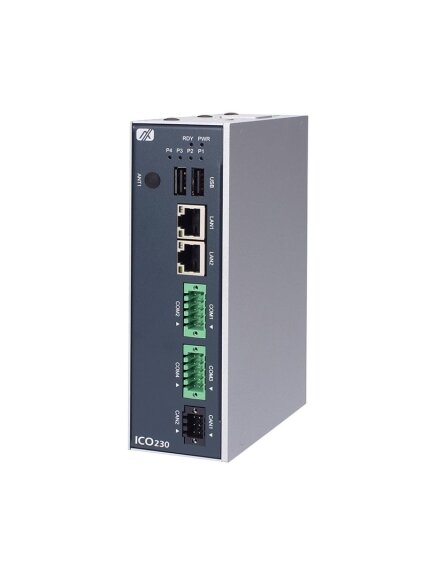 Axiomtek ICO230 – Robust RISC-based DIN-rail Fanless Embedded System with i.MX 8MP Processor Axiomtek ICO230 – Robust RISC-based DIN-rail Fanless Embedded System with i.MX 8MP Processor