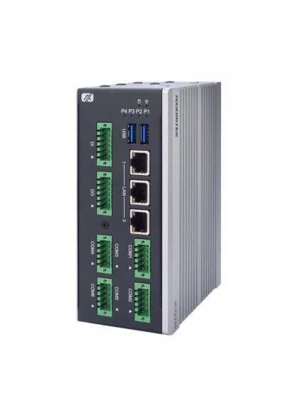 Axiomtek ICO330 – DIN-Rail Fanless Embedded System with Intel Atom x6212RE or x6414RE Processor