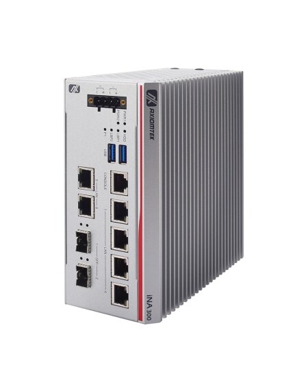 Axiomtek iNA300 – DIN-rail Cybersecurity Gateway with Intel Atom x7433RE Processor