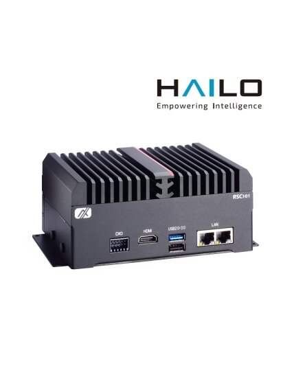 Axiomtek RSC101 – Fanless Edge AI Computer Vision System with Hailo-8 AI Accelerator