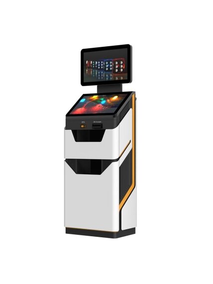 Axiomtek SSK722 – Dual 21.5" Display Customization Self-Service Kiosk with 12th Gen Intel Core i7/i5/i3 or Celeron Processor 1