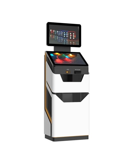 Axiomtek SSK722 – Dual 21.5" Display Customization Self-Service Kiosk with 12th Gen Intel Core i7/i5/i3 or Celeron Processor 2