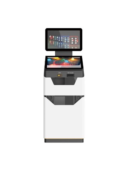 Axiomtek SSK722 – Dual 21.5" Display Customization Self-Service Kiosk with 12th Gen Intel Core i7/i5/i3 or Celeron Processor Axiomtek SSK722 – Dual 21.5" Display Customization Self-Service Kiosk with 12th Gen Intel Core i7/i5/i3 or Celeron Processor
