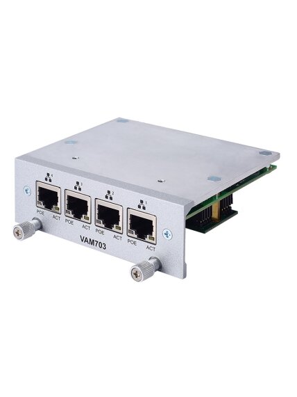 Axiomtek VAM702/VAM703 – Value-added Module with 4 RJ-45 GbE LAN Ports (PoE Optional) 1