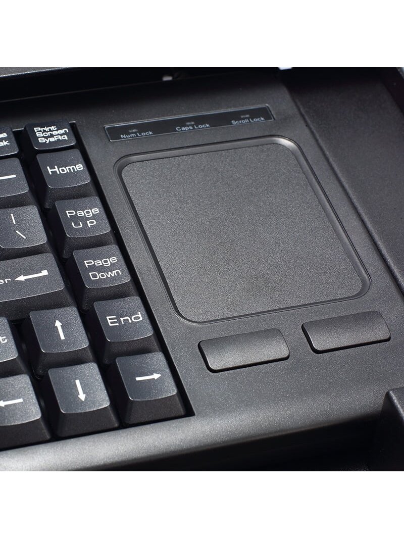 Axiomtek AX7042KB – 1U Keyboard Drawer with Touchpad 1