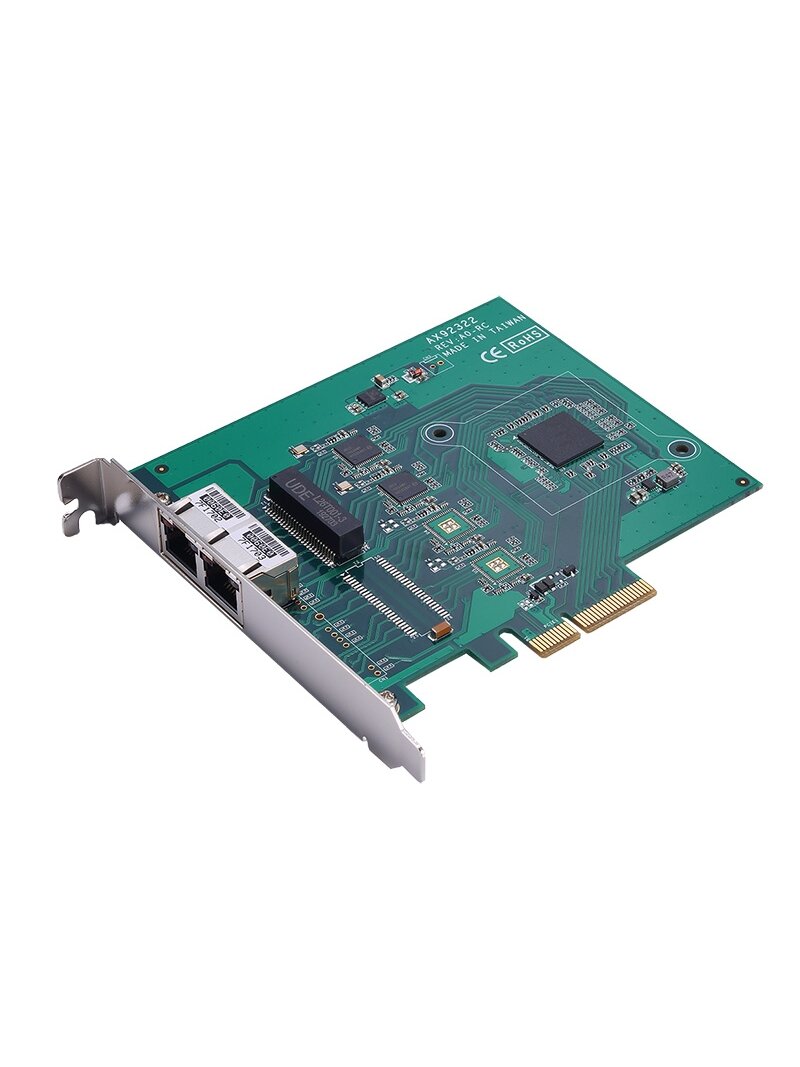 Axiomtek AX92322 – 2-port/4-port GigE PCI Express Card 2 Axiomtek AX92322 – 2-port/4-port GigE PCI Express Card 2