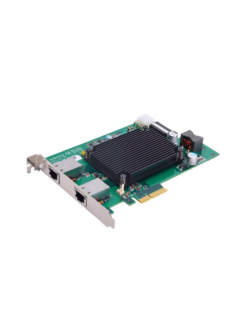 Axiomtek AX92324 – 2-port 10GbE PoE PCI Express Card 1 Axiomtek AX92324 – 2-port 10GbE PoE PCI Express Card 1