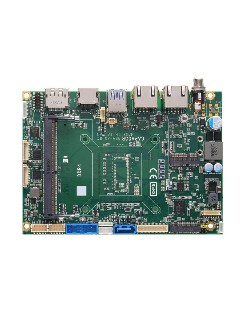 Axiomtek CAPA55R – 3.5” Embedded SBC with 11th Gen Intel Core i7/i5/i3, Celeron Processor