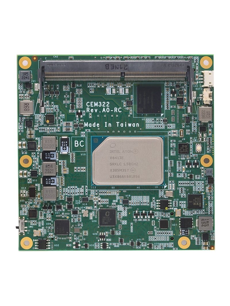 Axiomtek CEM322 – COM Express Type 6 Compact Module with Intel Pentium/Celeron or Atom x6000 Series Processors