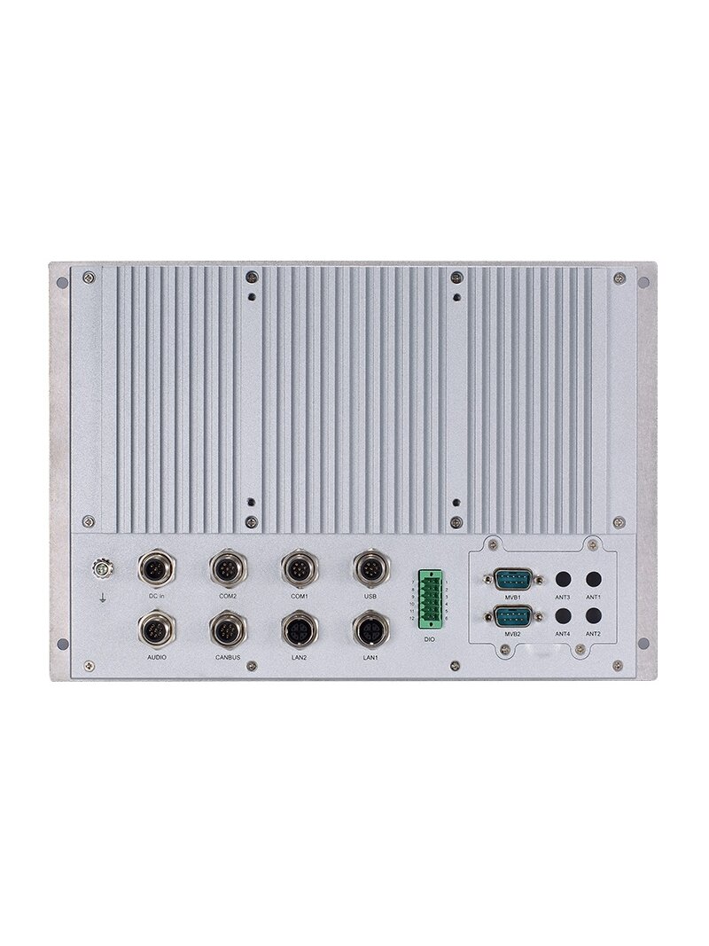Axiomtek GOT710A – EN 50155 S3 10.4" XGA TFT LCD Railway Fanless Touchscreen Panel PC with Intel Atom x6425E Processor 1