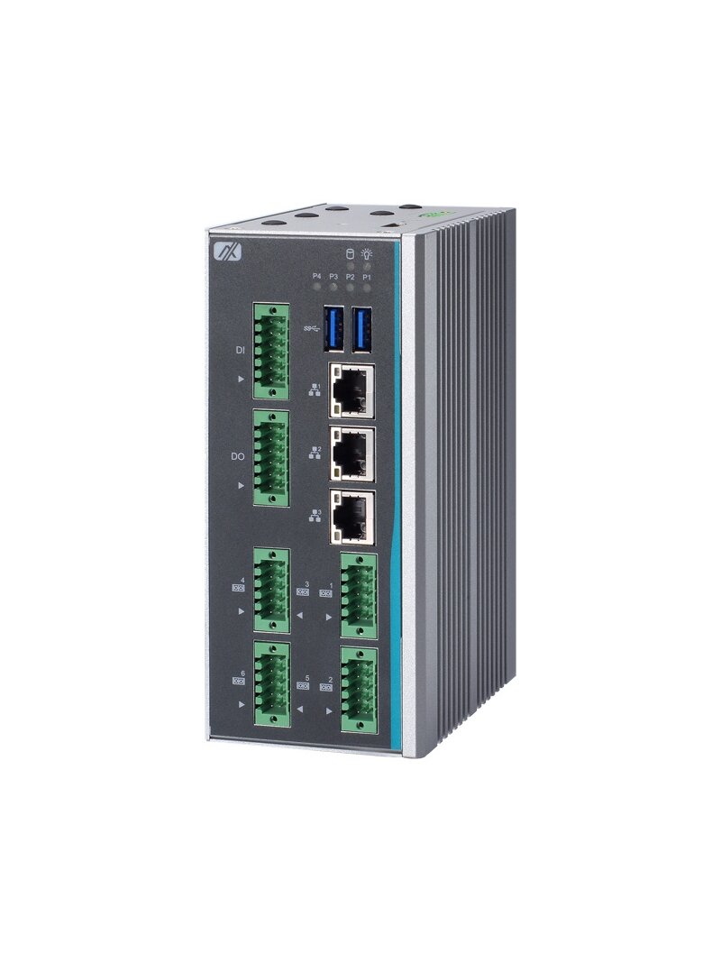 Axiomtek ICO300-83M – ATEX/CID2 Certified DIN-rail Fanless Embedded System with Intel Atom x5-E3930/x5-E3940 Processor