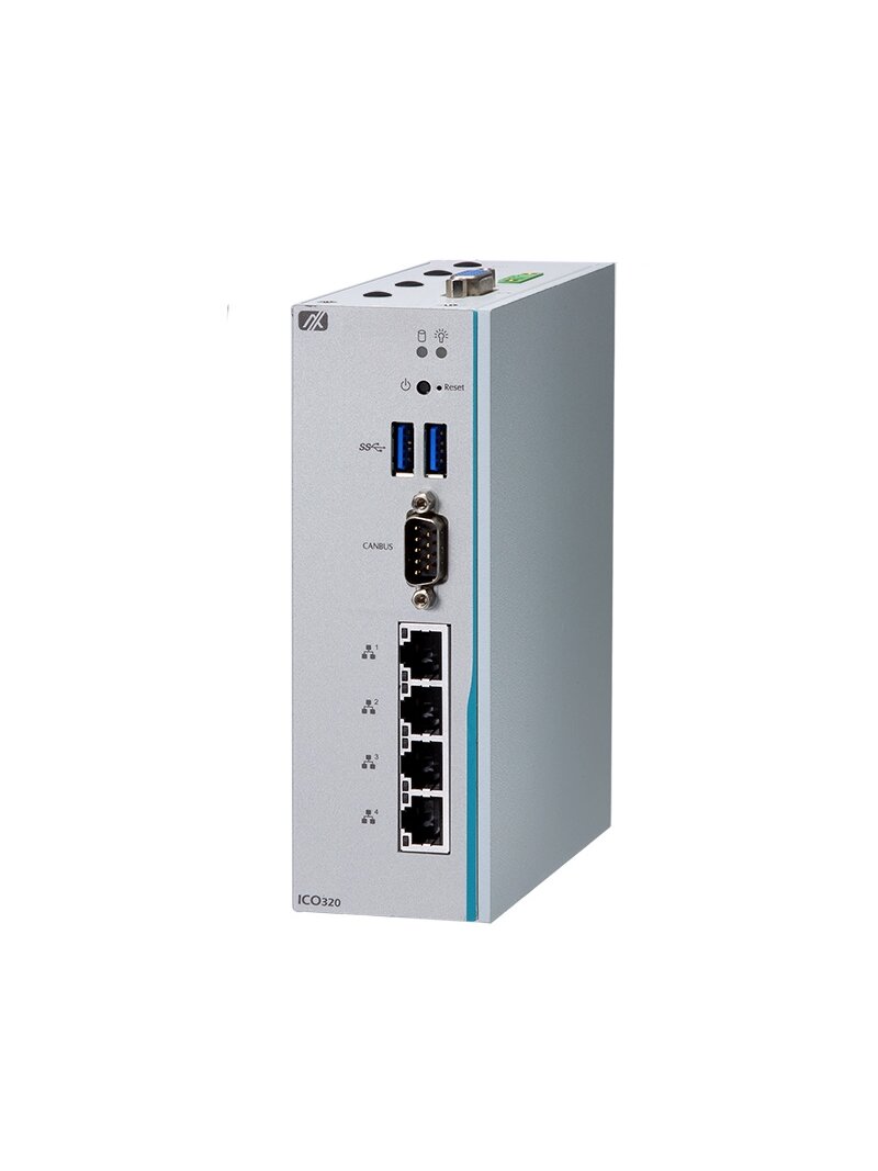 Axiomtek ICO320-83C – DIN-Rail Fanless Embedded System with Intel Celeron Processor N3350 2