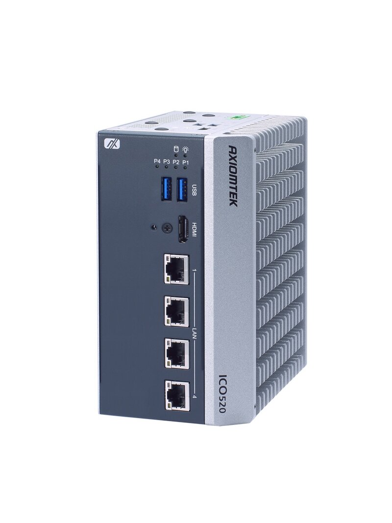 Axiomtek ICO520 – DIN-Rail Fanless Embedded System with 12th Gen Intel Core i7/i5/i3 or Celeron Processor 1 Axiomtek ICO520 – DIN-Rail Fanless Embedded System with 12th Gen Intel Core i7/i5/i3 or Celeron Processor 1