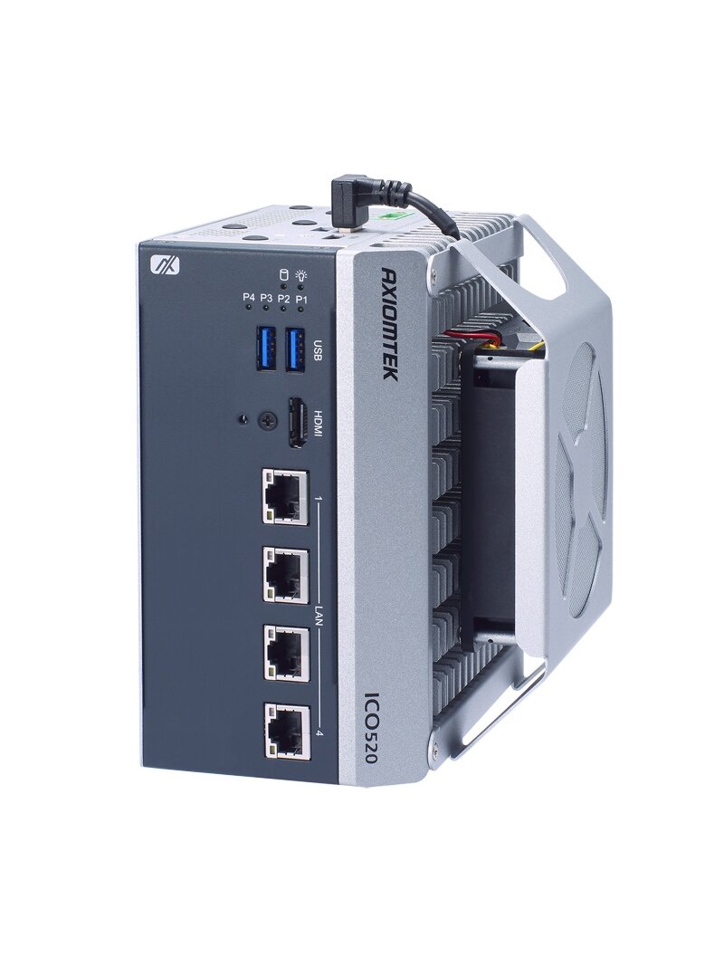 Axiomtek ICO520 – DIN-Rail Fanless Embedded System with 12th Gen Intel Core i7/i5/i3 or Celeron Processor 3 Axiomtek ICO520 – DIN-Rail Fanless Embedded System with 12th Gen Intel Core i7/i5/i3 or Celeron Processor 3