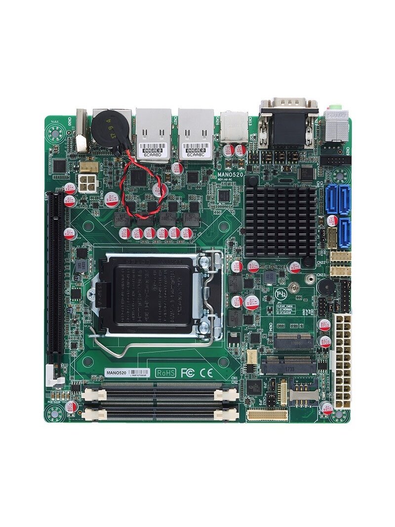 Axiomtek MANO520 – Mini-ITX SBC with LGA1151 9th/8th Gen Intel Core i7/i5/i3 Processor
