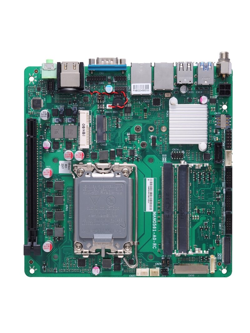 Axiomtek MANO561 – Thin Mini-ITX SBC with LGA1700 14th/13th/12th Gen Intel Core i9/i7/i5/i3, Pentium or Celeron Processor Axiomtek MANO561 – Thin Mini-ITX SBC with LGA1700 14th/13th/12th Gen Intel Core i9/i7/i5/i3, Pentium or Celeron Processor