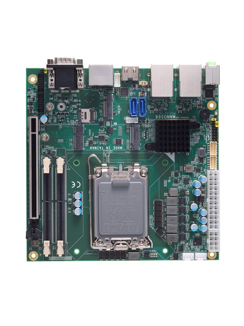 Axiomtek MANO566 – Mini-ITX SBC with LGA1700 Socket 14th/13th/12th Gen Intel Core Processor, Intel Q670E/R680E/H610E/H610 Axiomtek MANO566 – Mini-ITX SBC with LGA1700 Socket 14th/13th/12th Gen Intel Core Processor, Intel Q670E/R680E/H610E/H610