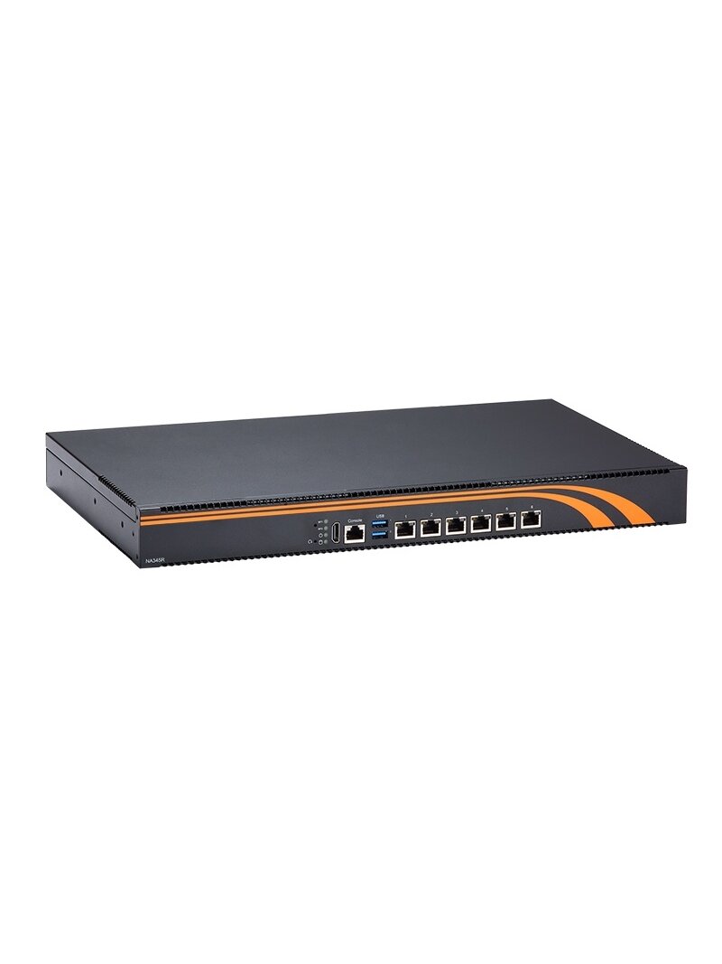 Axiomtek NA345R – 1U Rackmount Network Appliance Platform with Intel Celeron N3350 or Atom x5-E3940 Processor