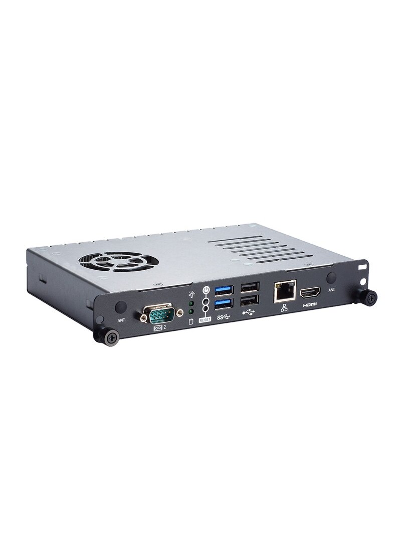 Axiomtek OPS500-520-H – Open Pluggable Specification (OPS) Digital Signage Player with LGA1151 Socket 9th/8th Gen Intel Core i7/i5/i3 or Celeron Processor, Intel H310
