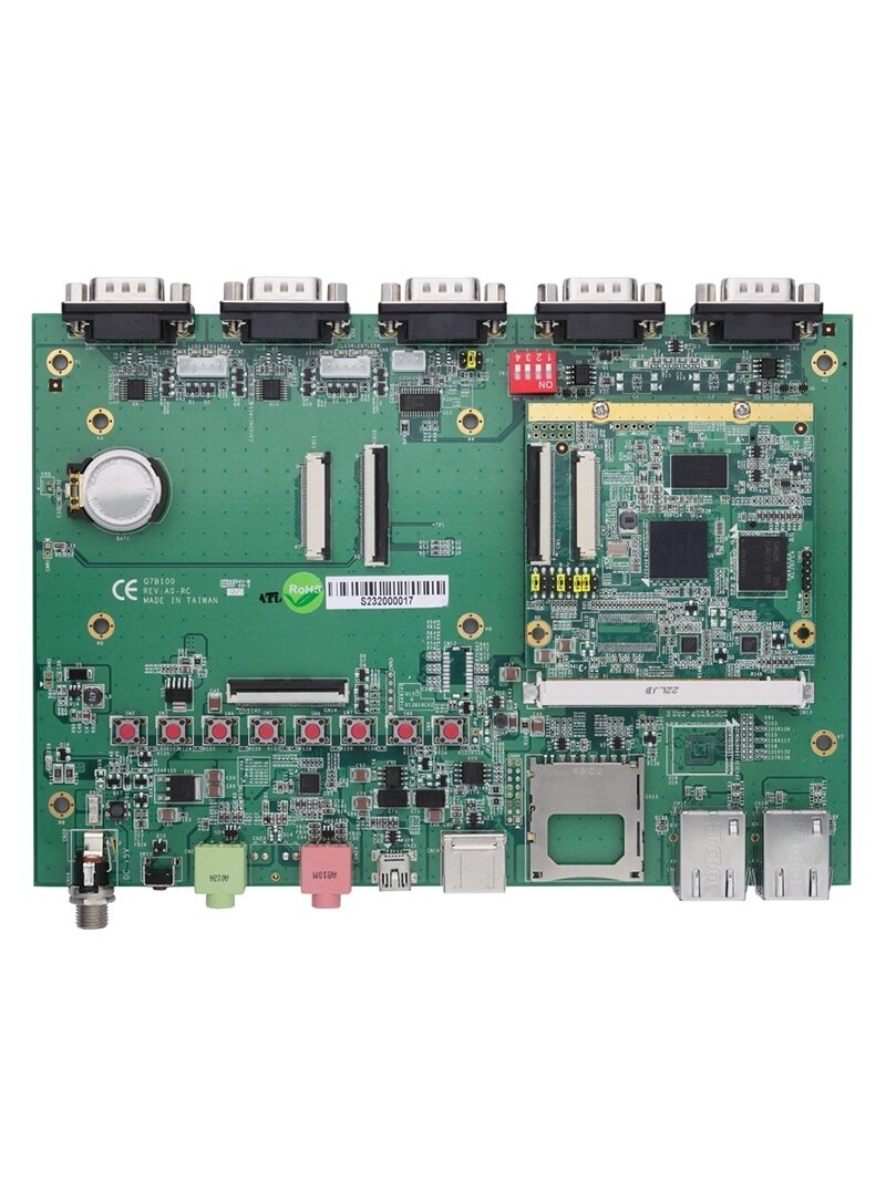 Axiomtek Q7M100-100-EVK – Qseven v1.2 SoM Evaluation Kit with i.MX287 454 MHz (Industrial) SoC Axiomtek Q7M100-100-EVK – Qseven v1.2 SoM Evaluation Kit with i.MX287 454 MHz (Industrial) SoC