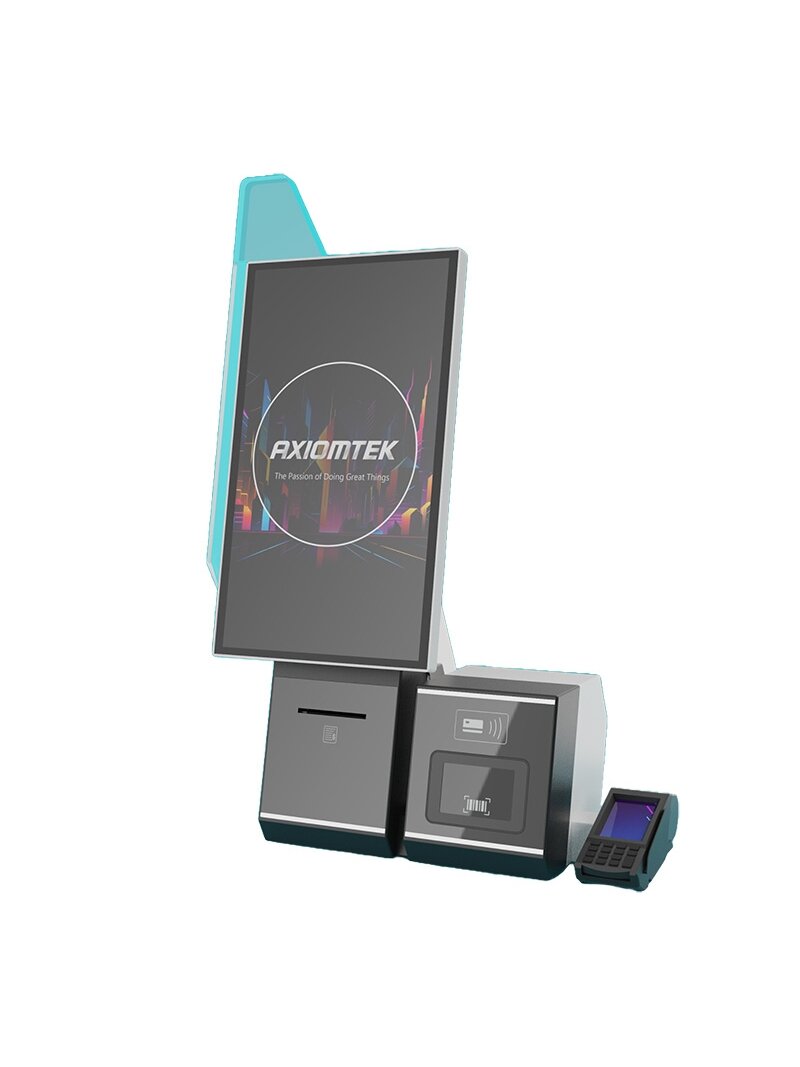 Axiomtek SSK724 – 15.6"/21.5" Modular Self-Service Kiosk with Flexible Peripheral Integration and Cash/Cashless Transaction Support 2