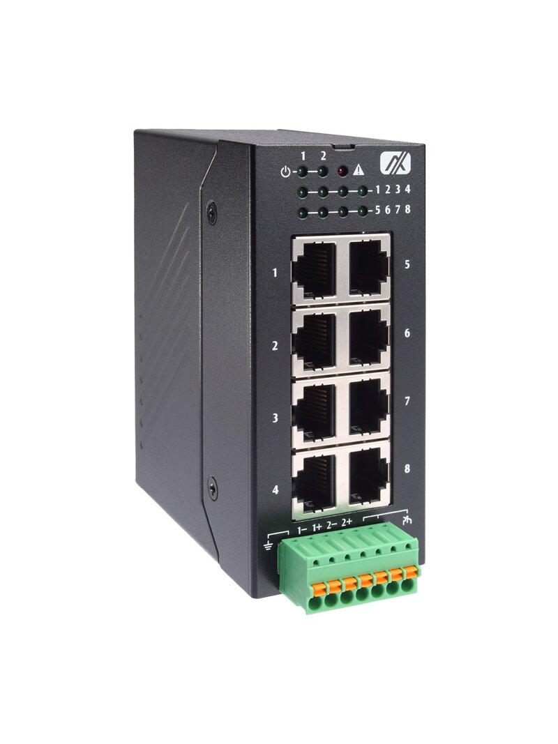 Axiomtek TEN100-0800-H – 8-port 10/100BASE-TX Hardened Unmanaged Ethernet Switch Axiomtek TEN100-0800-H – 8-port 10/100BASE-TX Hardened Unmanaged Ethernet Switch