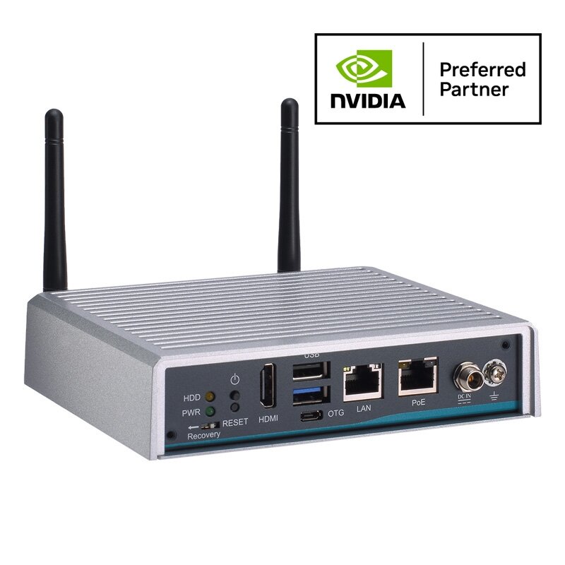Axiomtek AIE100-T2NX – Edge DI nevetiliuojama sistema su NVIDIA Jetson TX2 NX