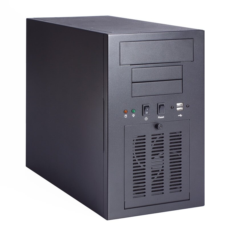 Axiomtek AX60810 – ant sienos montuojamas korpusas ATX ir Micro-ATX pagrindinėms plokštėms