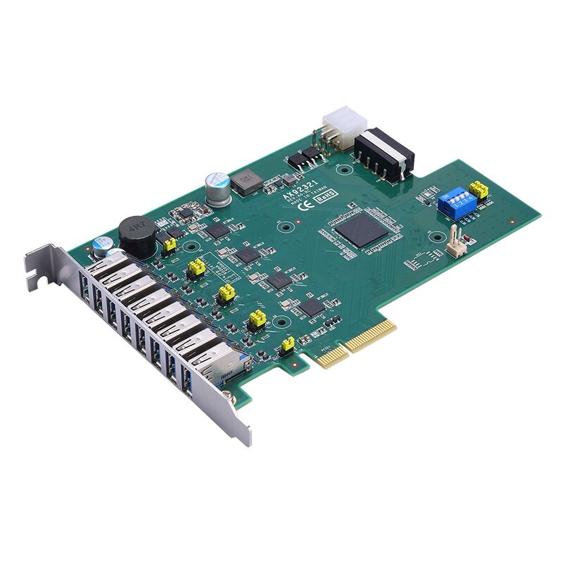 Axiomtek AX92321 – 4/8 prievadų USB 3.0 PCI Express plokštė su 4 nepriklausomais pagrindiniais valdikliais 1
