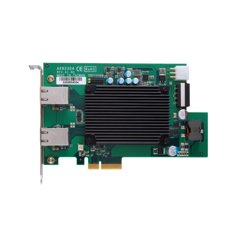 Axiomtek AX92324 – 2 prievadų 10GbE PoE PCI Express plokštė
