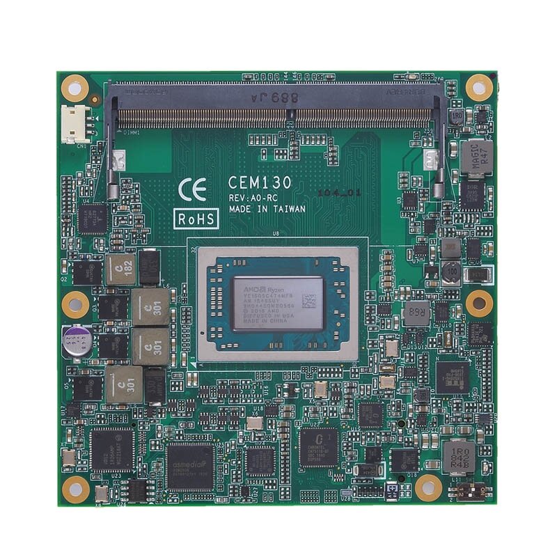 Axiomtek CEM130 – COM Express 6 tipo kompaktiškas modulis su AMD Ryzen Embedded V1000 procesoriumi Axiomtek CEM130 – COM Express 6 tipo kompaktiškas modulis su AMD Ryzen Embedded V1000 procesoriumi
