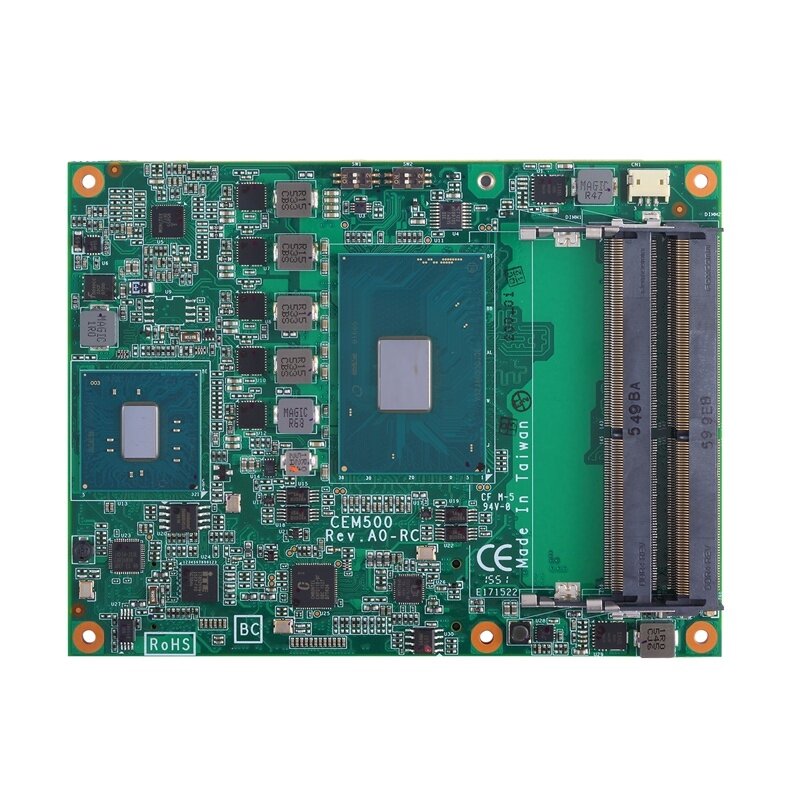Axiomtek CEM500 – COM Express 6 tipo bazinis modulis su Intel Xeon ir 6 kartos Intel Core i7/i5/i3 procesoriumi, Intel CM236/QM170/HM170
