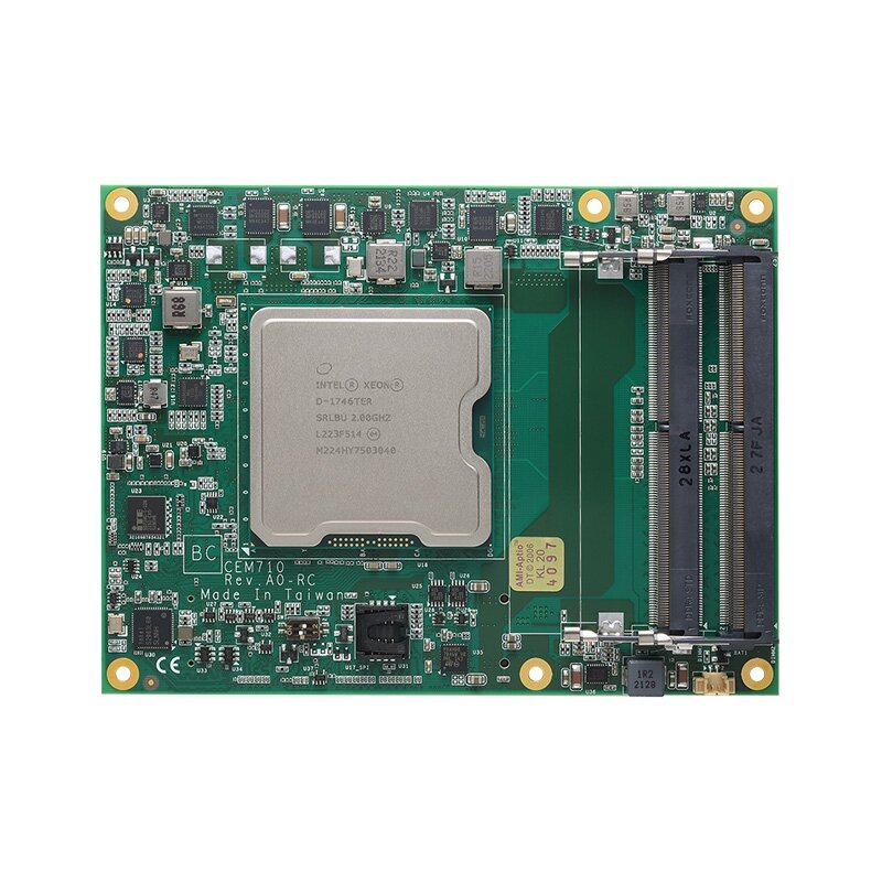 Axiomtek CEM710 – COM Express 7 tipo bazinis modulis su Intel Xeon D-1700 serijos procesoriumi Axiomtek CEM710 – COM Express 7 tipo bazinis modulis su Intel Xeon D-1700 serijos procesoriumi