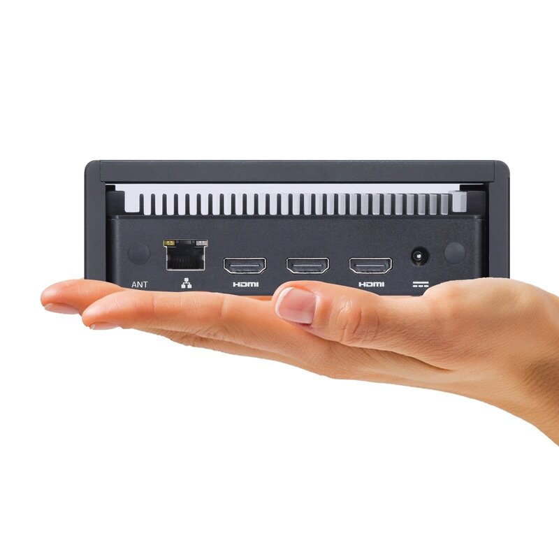 Axiomtek DSP302 – Digital Signage player nevetiliuojama su Intel Celeron N6210/J6413 procesoriumi 2