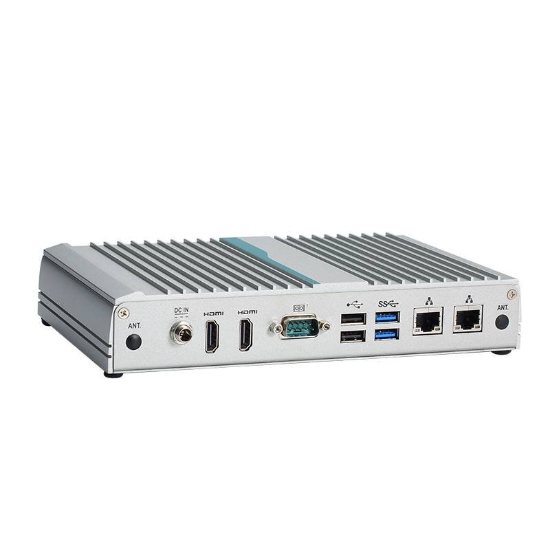 Axiomtek eBOX100-312-FL – įterptinis (embedded) nevetiliuojamas kompiuteris su Intel Celeron N3350 ir Pentium N4200