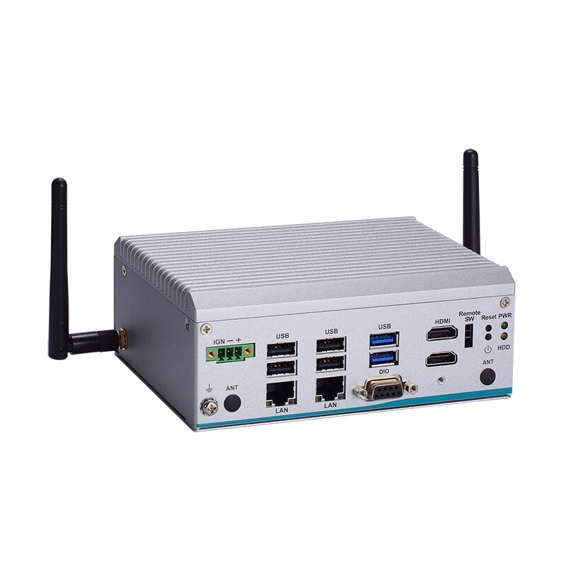 Axiomtek eBOX100B – įterptinis (embedded) nevetiliuojamas kompiuteris su Intel Twin Lake procesoriumi